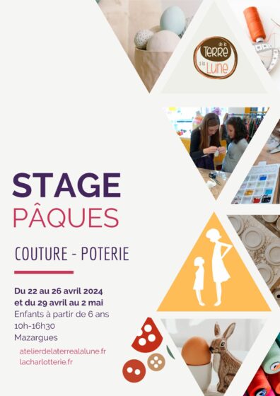 stage de poterie et couture